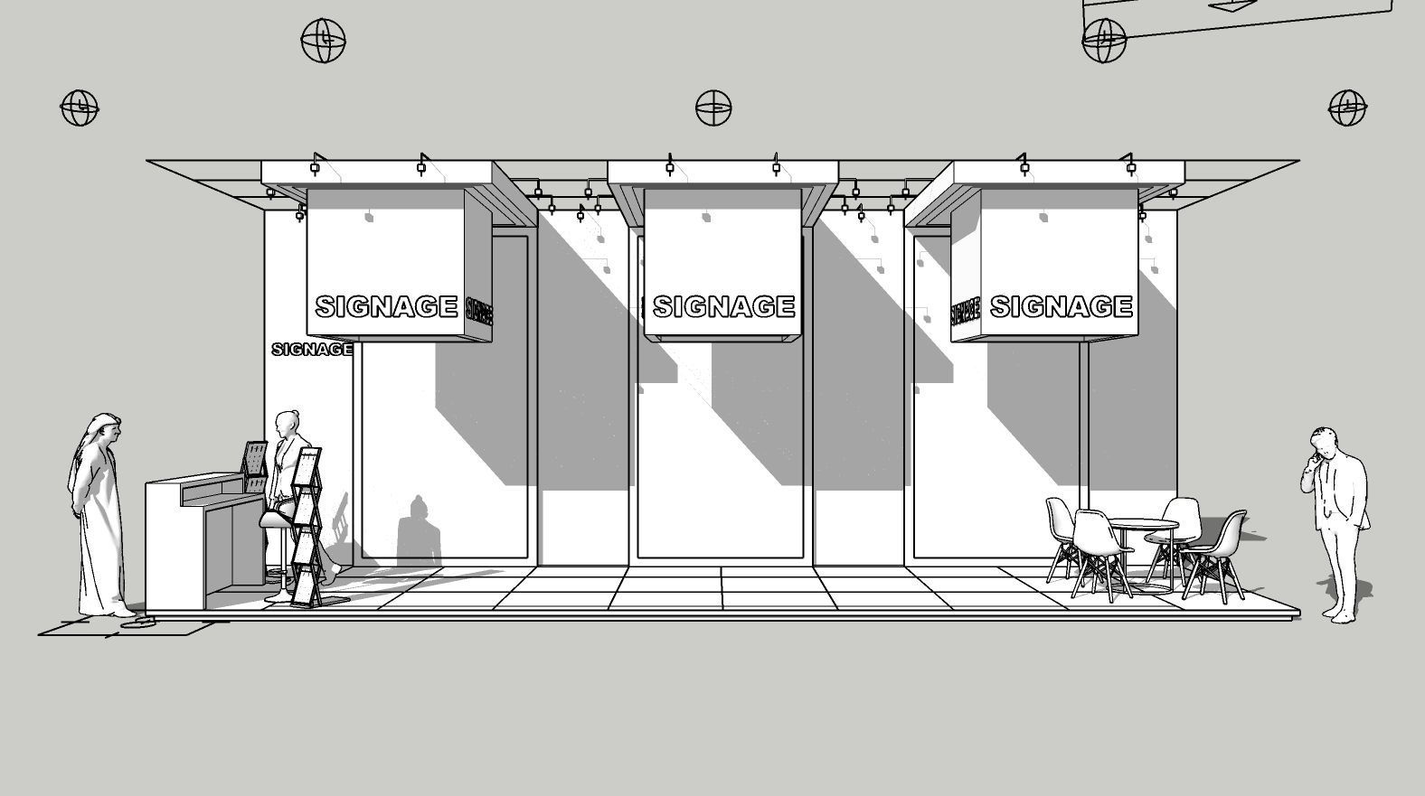 Ready Exhibition Booth Design Setup 3D model_5