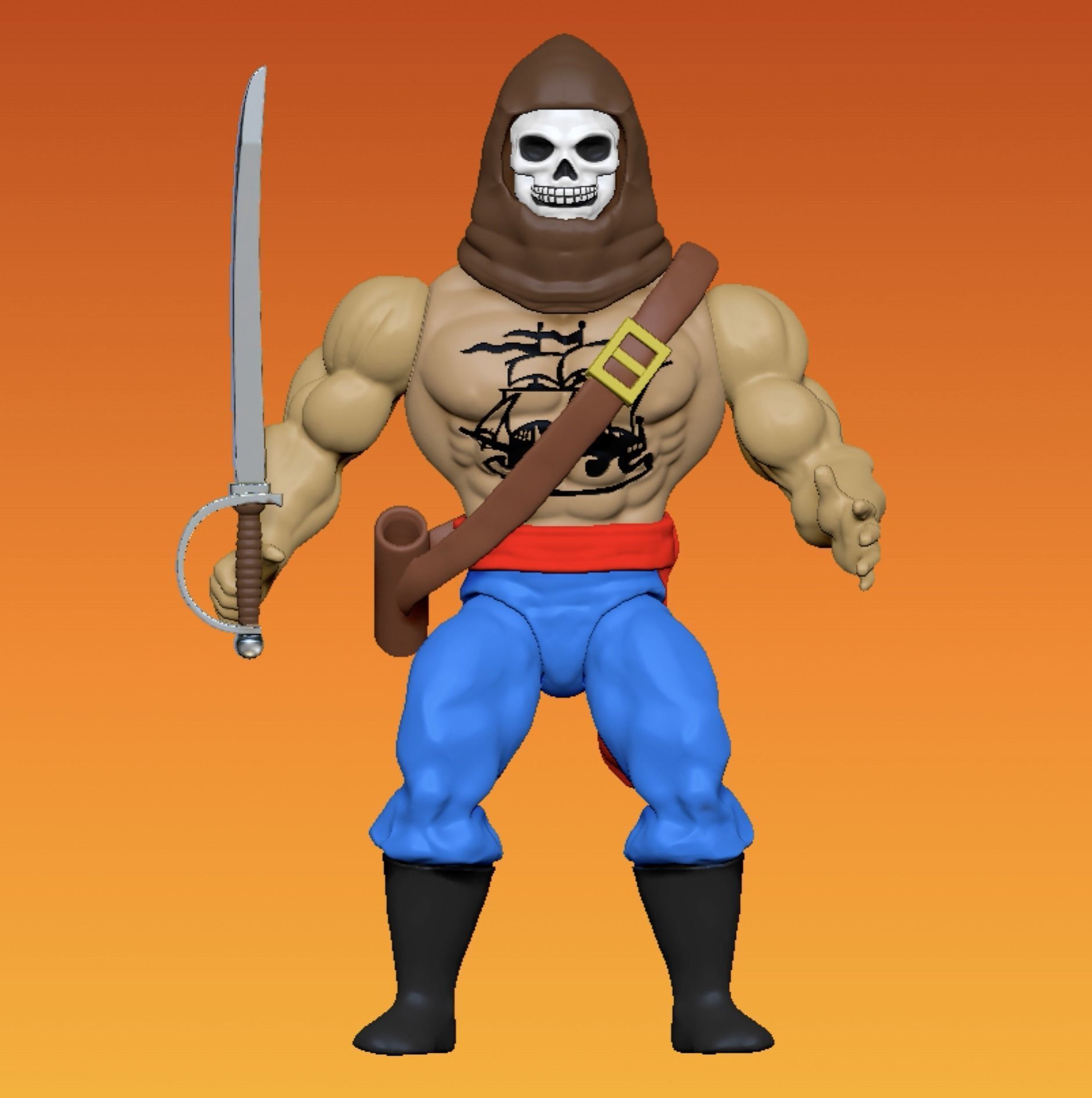 Captain Drake 3D print model_1