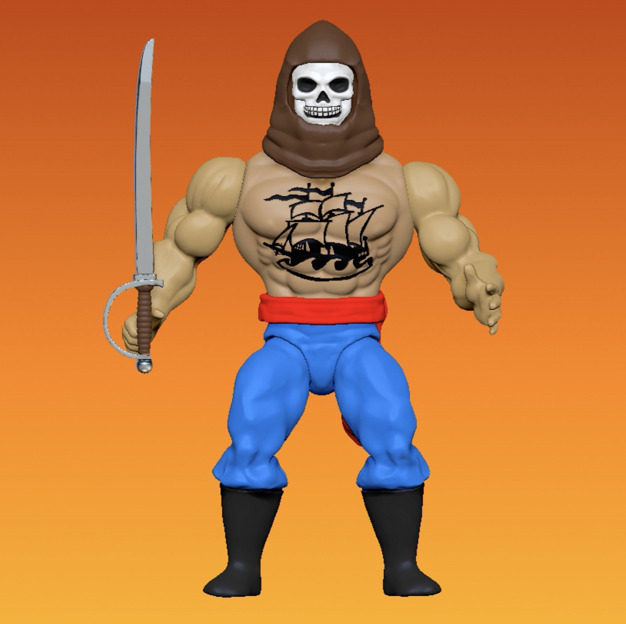 Captain Drake 3D print model_3