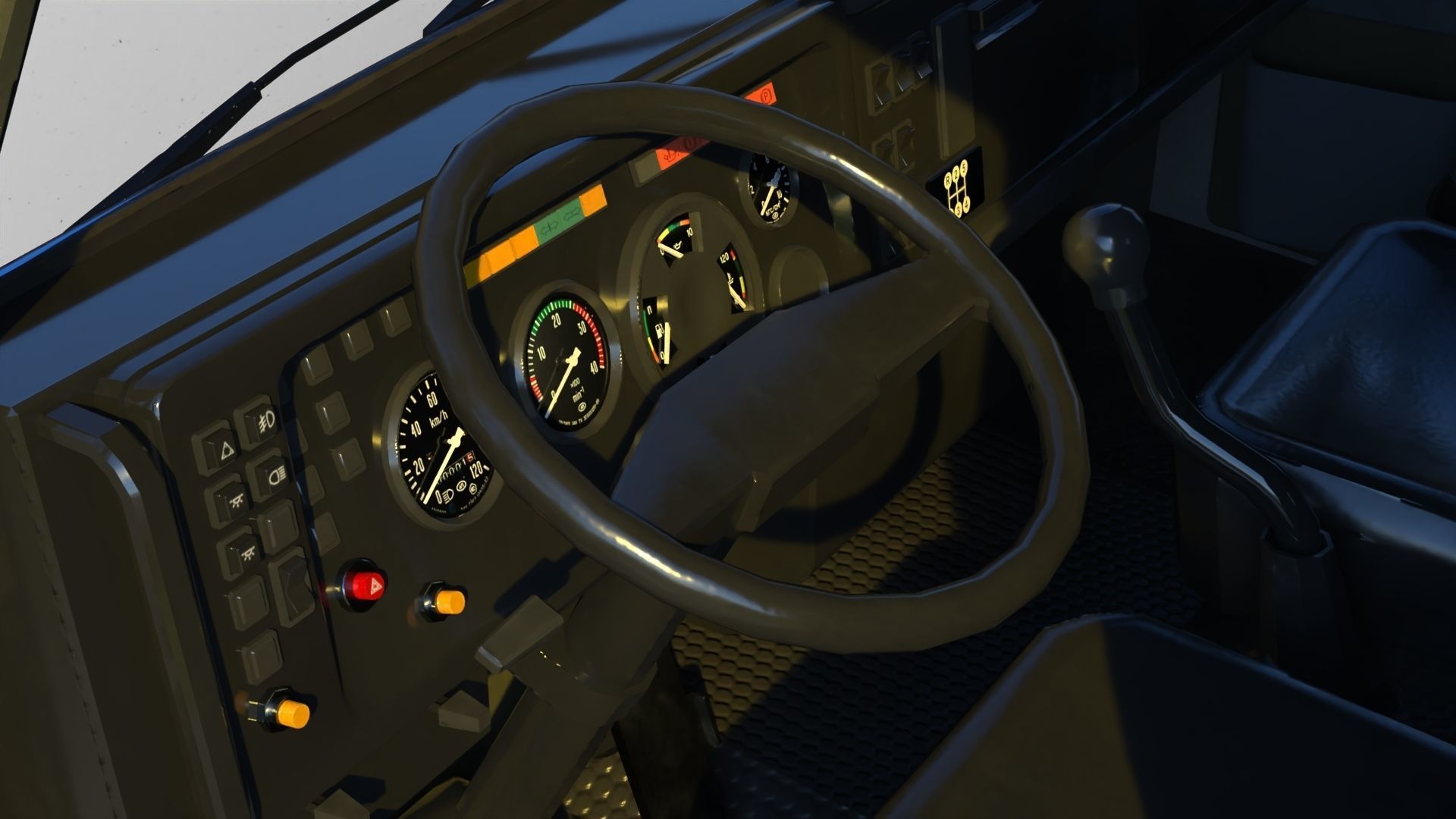 Kamaz 5350 General utility truck 3D model_6