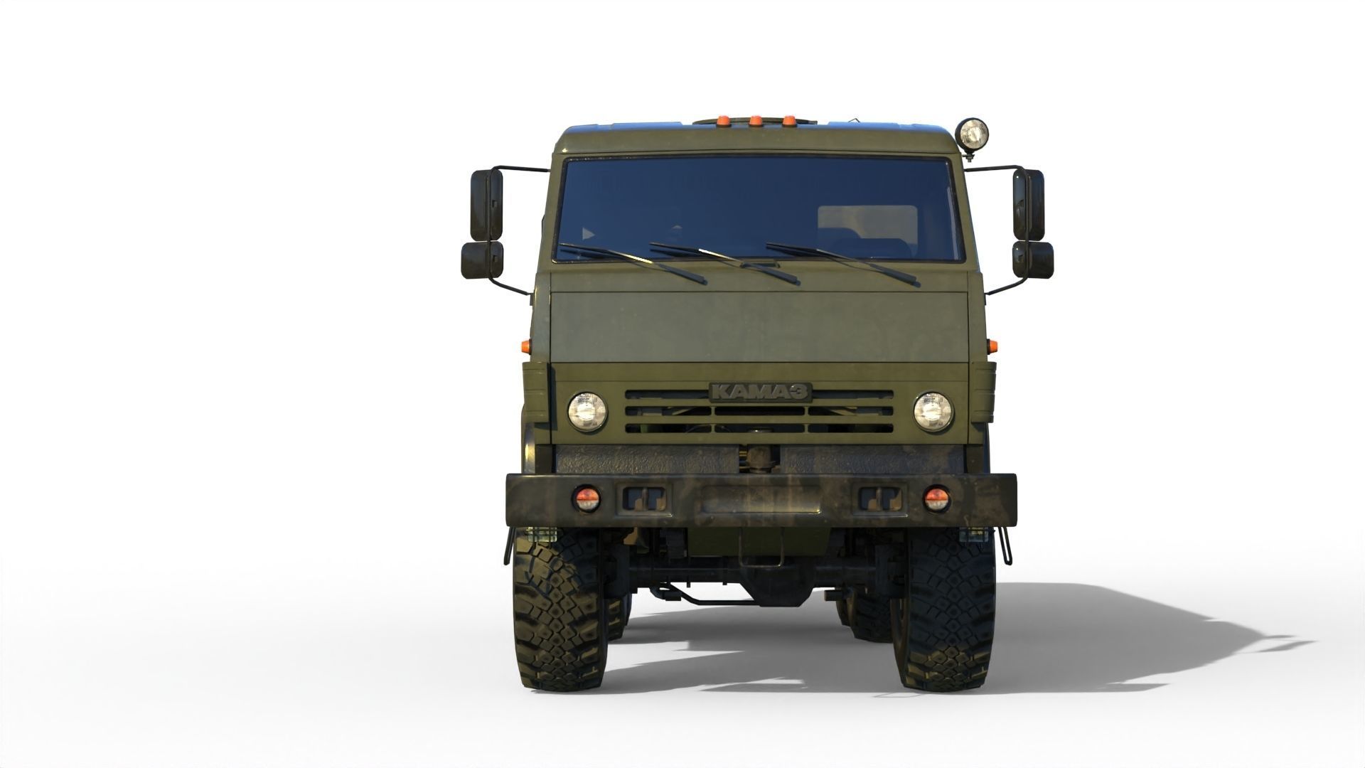 Kamaz 5350 General utility truck 3D model_21