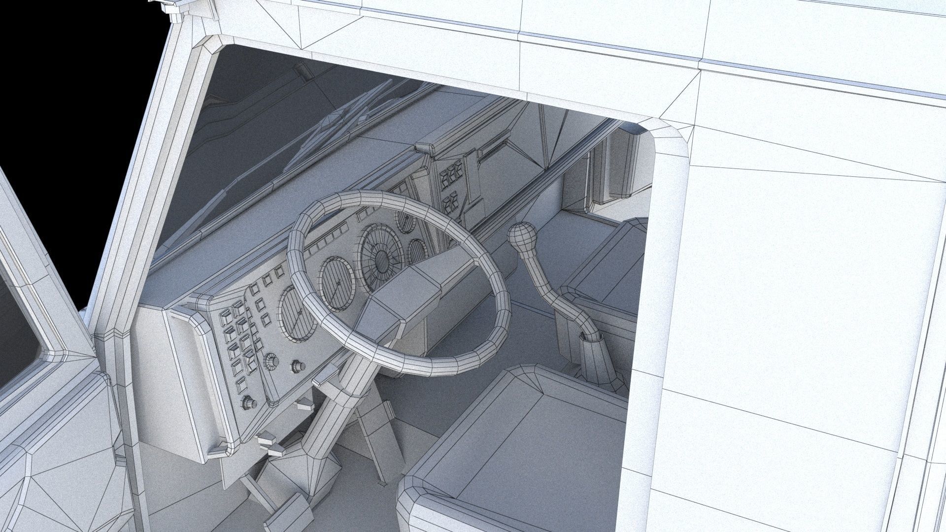 Kamaz 5350 General utility truck 3D model_30