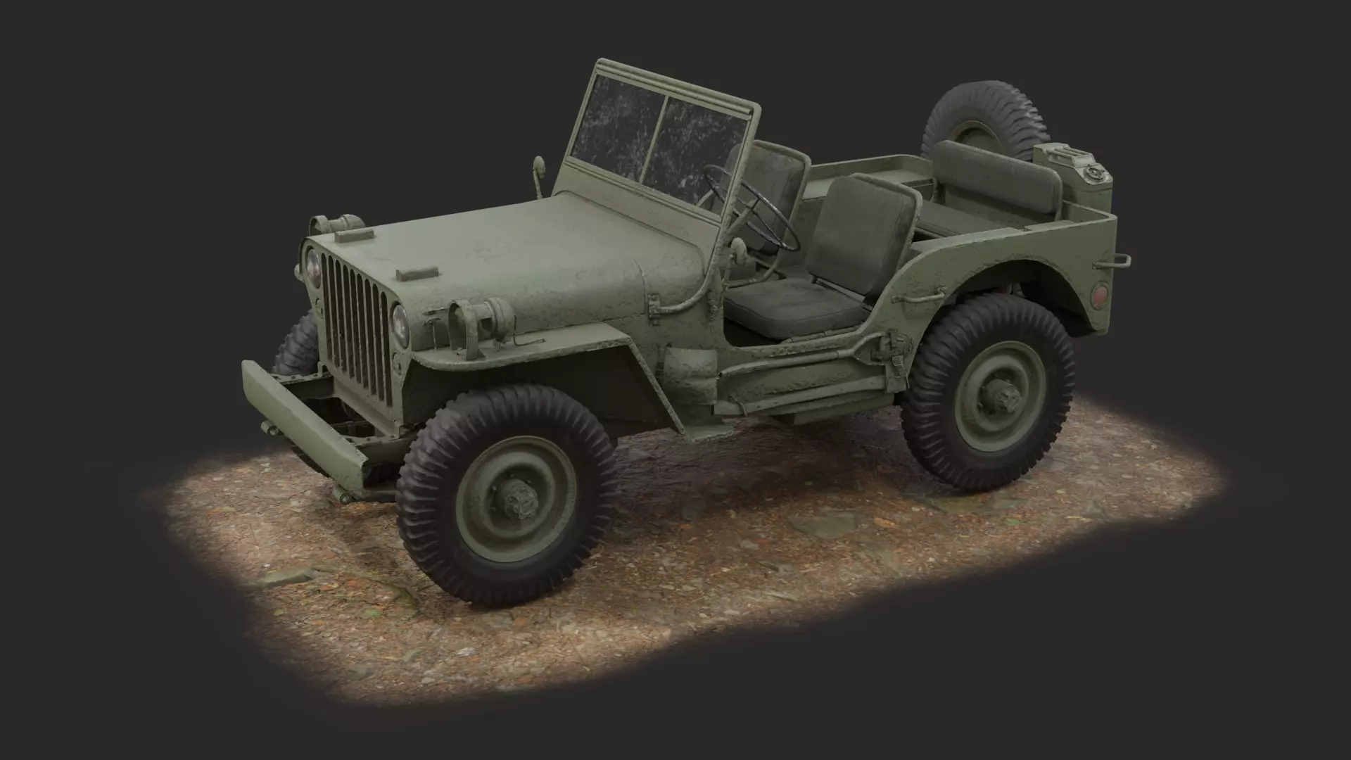Overland Truck - Jeep 3D model