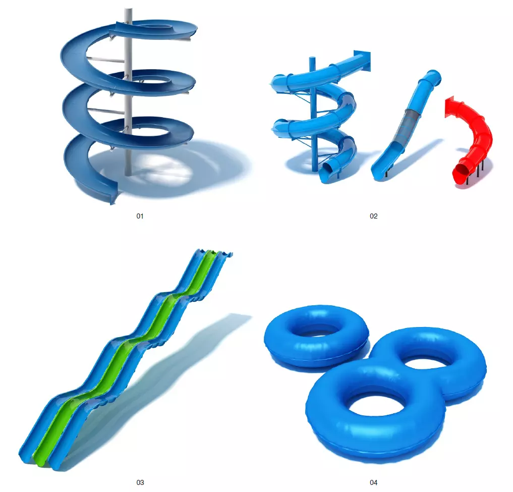 AQUA PARK HQ MODELS 3D model_0