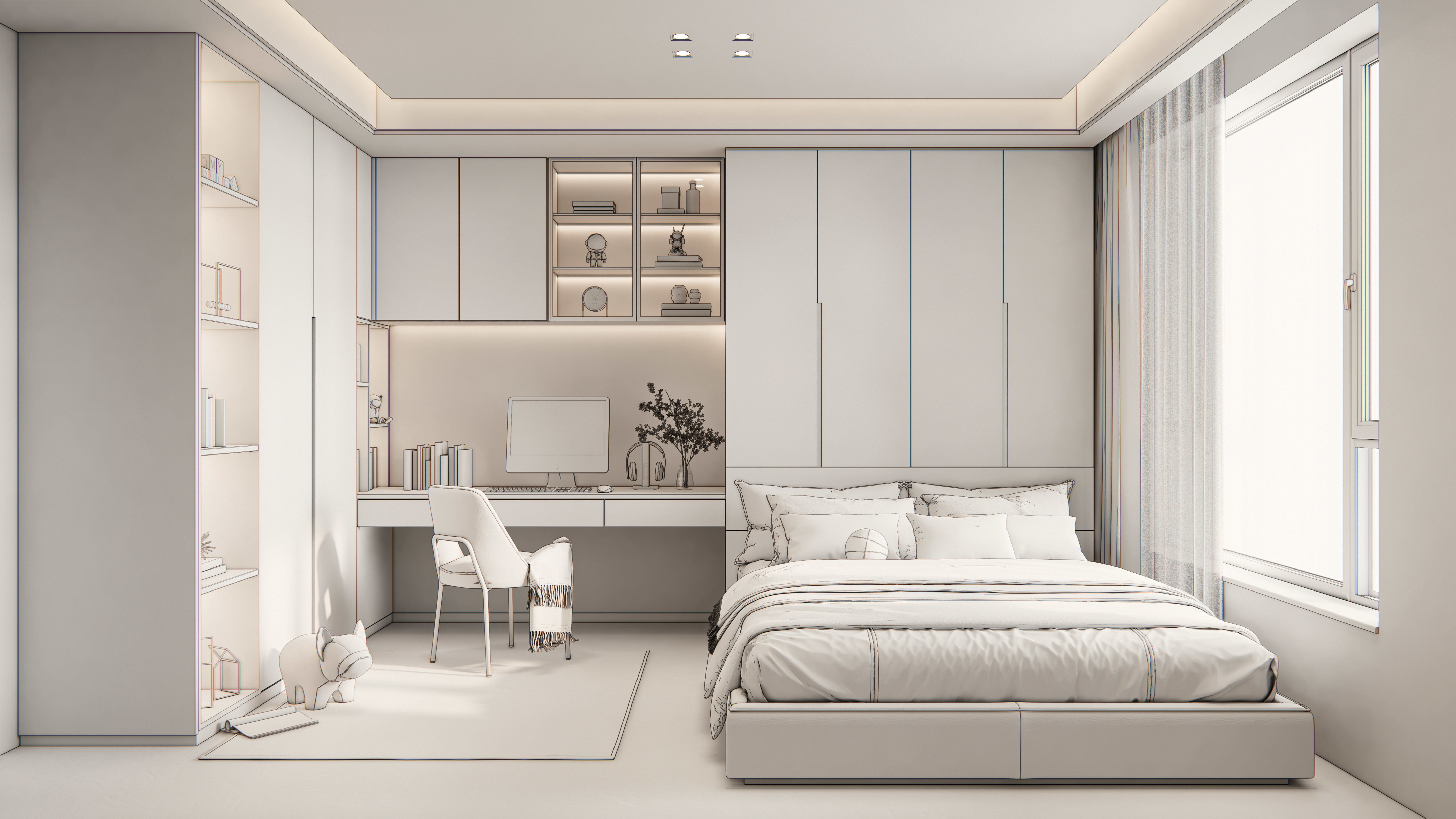 Bedroom 05 3D model_18