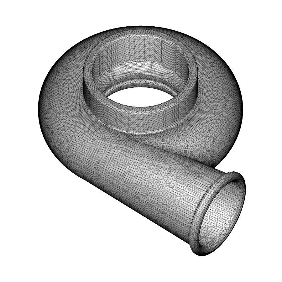 Rusty Compressor Housing 3D model_6