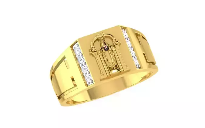 Light Weight Gold Diamond Rings-ZA RN 836