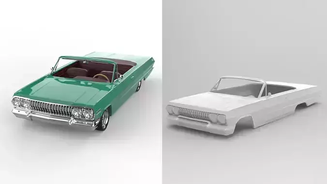Chevrolet Impala 1963 2 door open top
