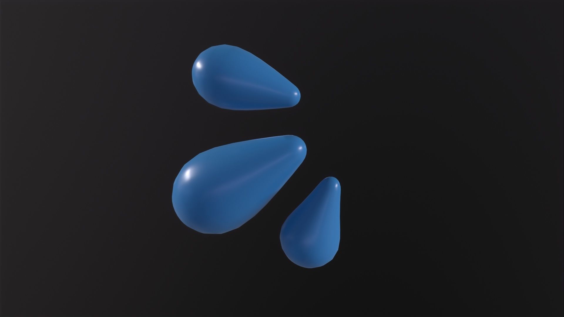 TEARS icon 3D Model Low-poly 3D model_5