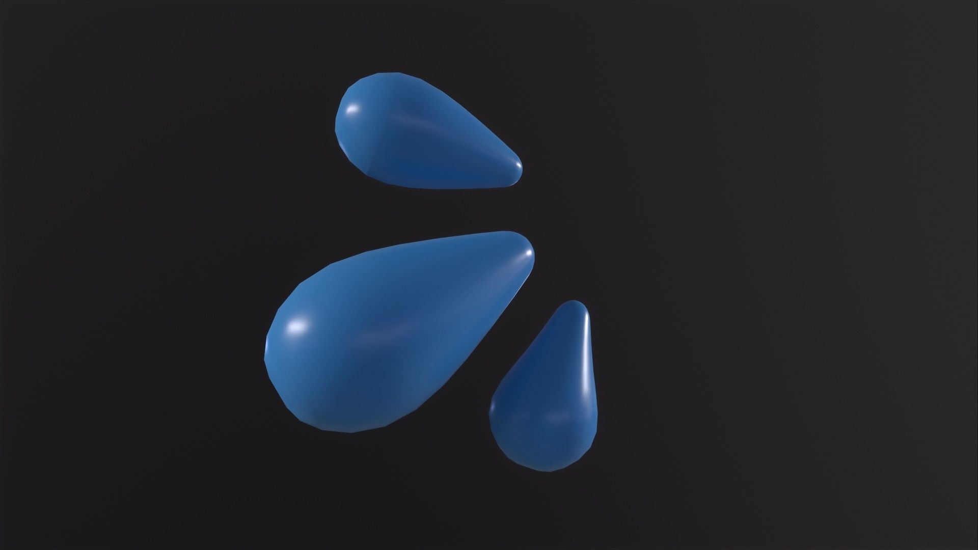 TEARS icon 3D Model Low-poly 3D model_6