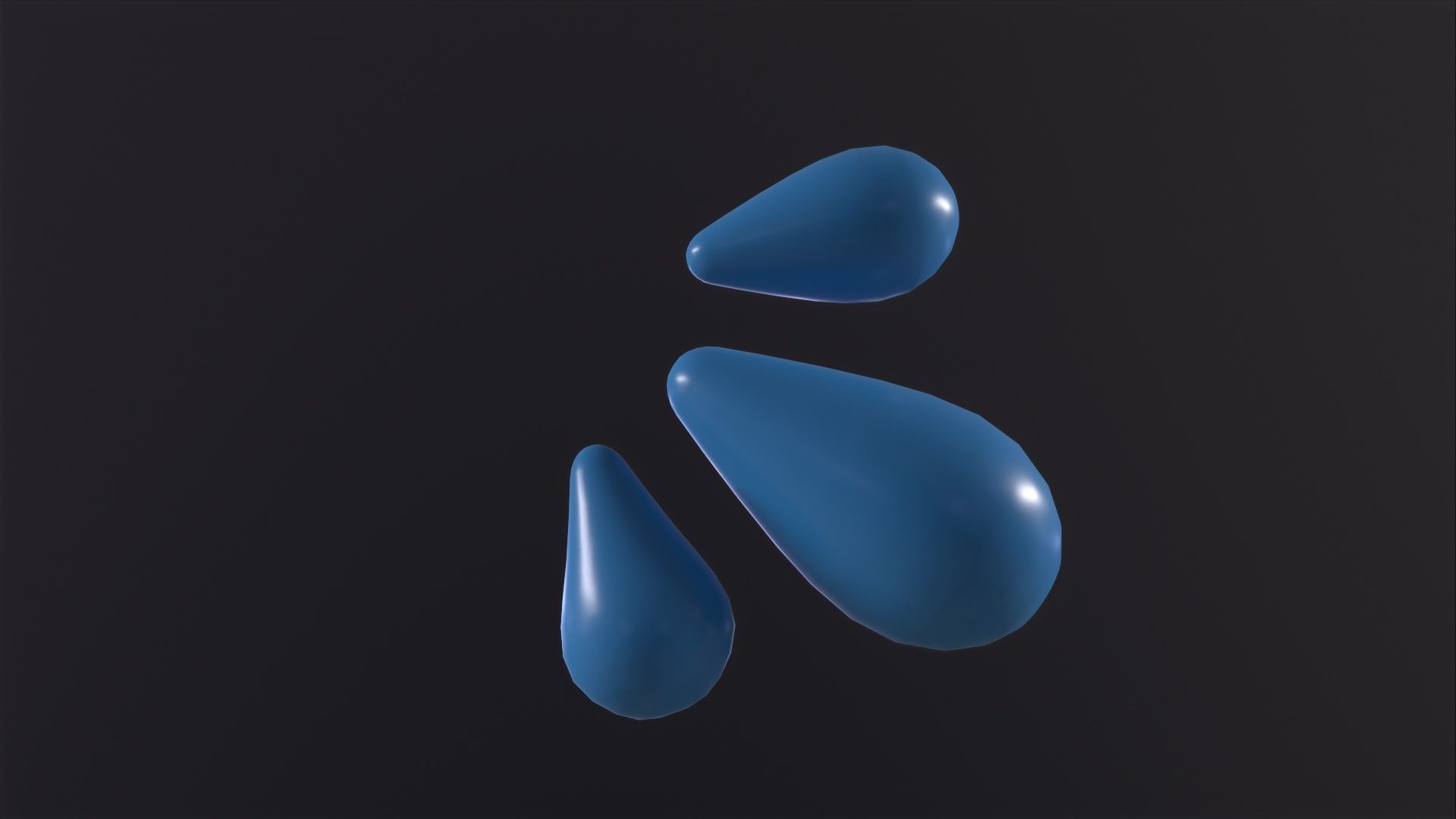 TEARS icon 3D Model Low-poly 3D model_4