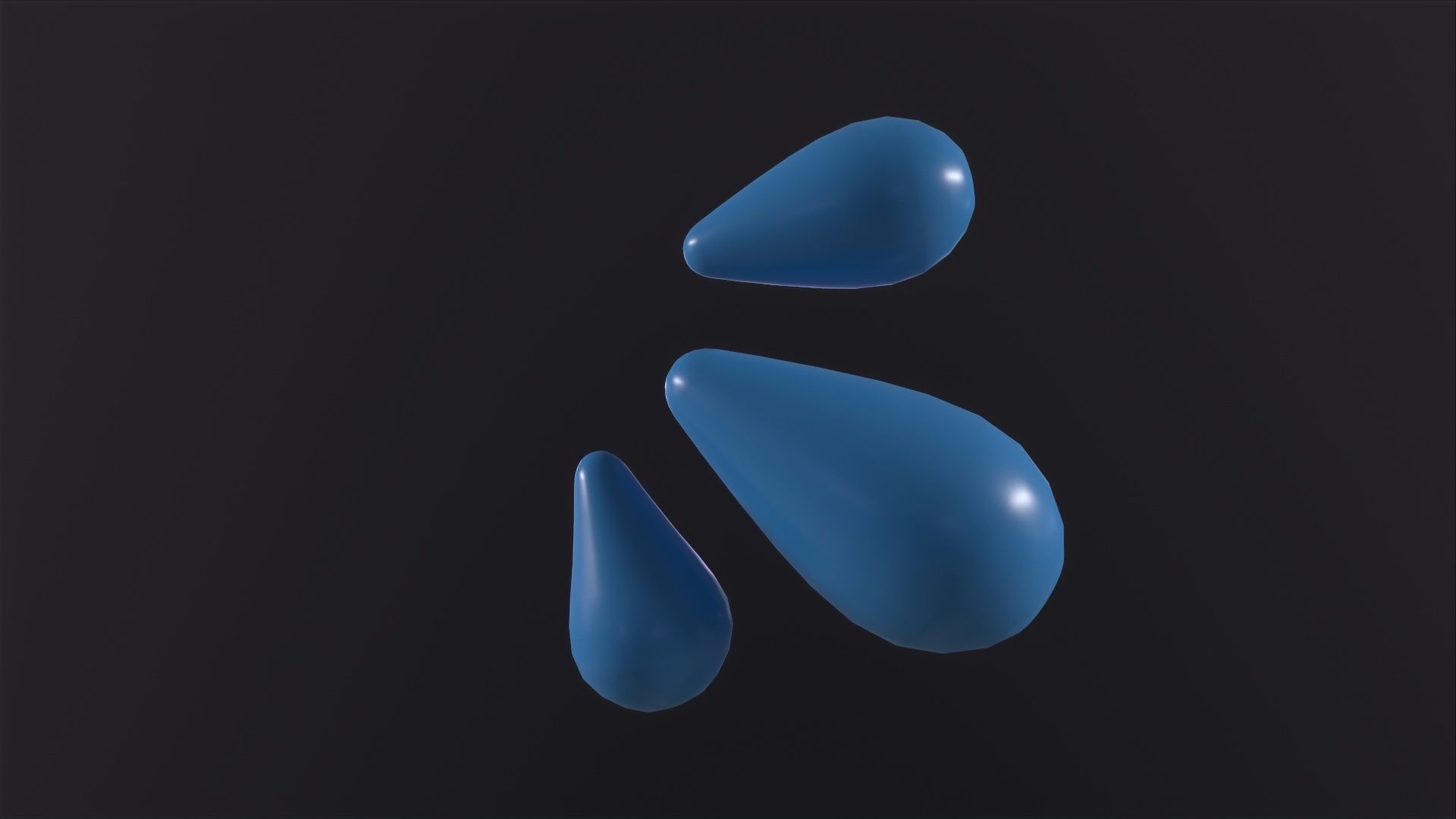 TEARS icon 3D Model Low-poly 3D model_2