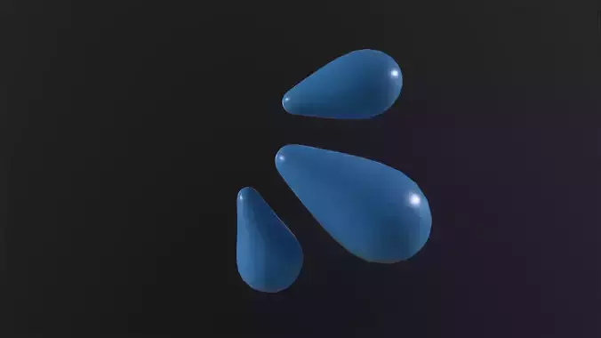 TEARS icon 3D Model