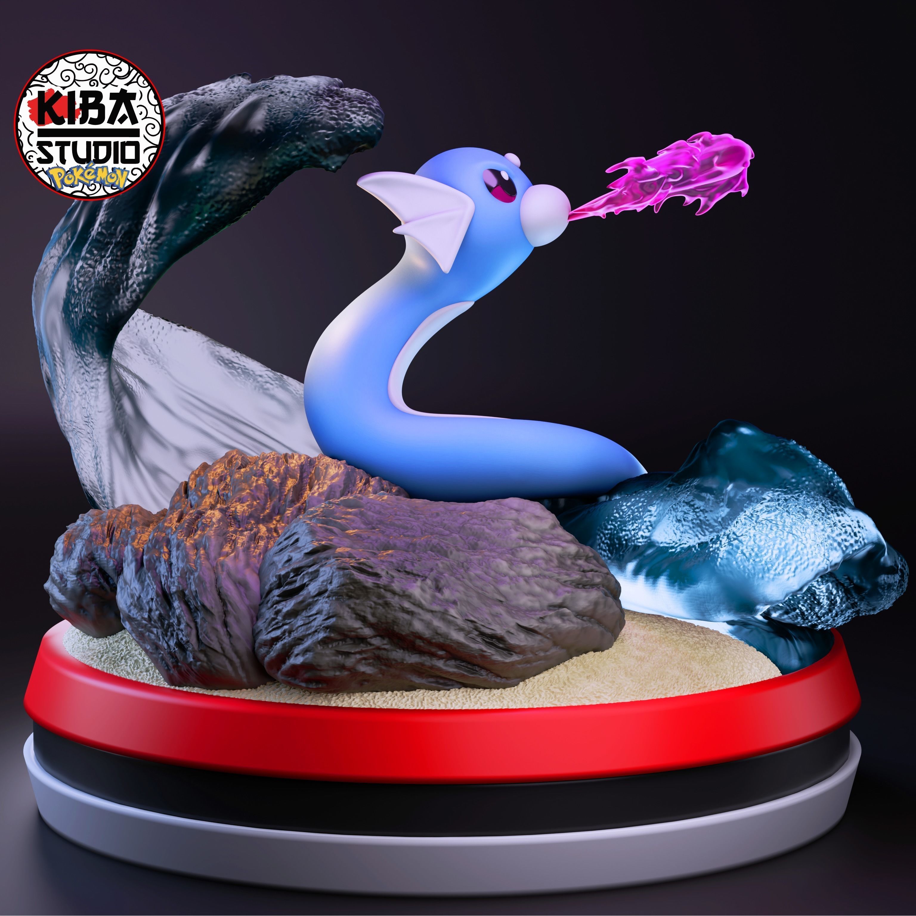 Dratini Pokemon 147 3D print model_3