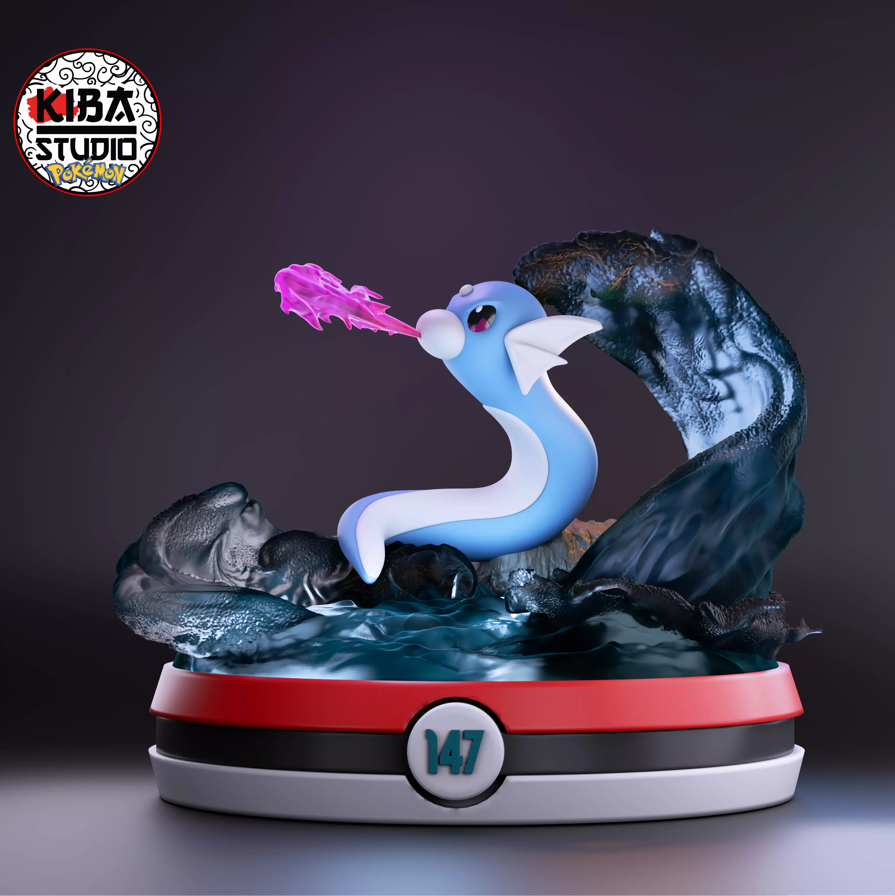 Dratini Pokemon 147 3D print model_0