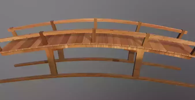 Asian Wood Bridge