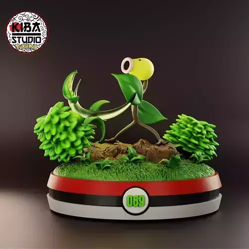 Bellsprout Pokemon 069 3D print model