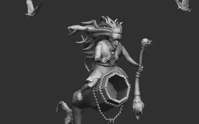 Baba yaga  3D print model