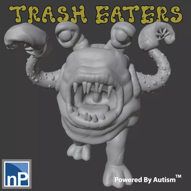 Trash Eater - Otyugh Free 3D print model