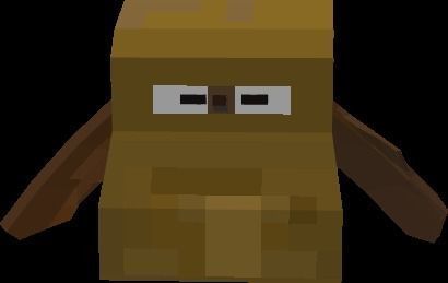 Fatty Bird Pixellate Low-poly 3D model_2