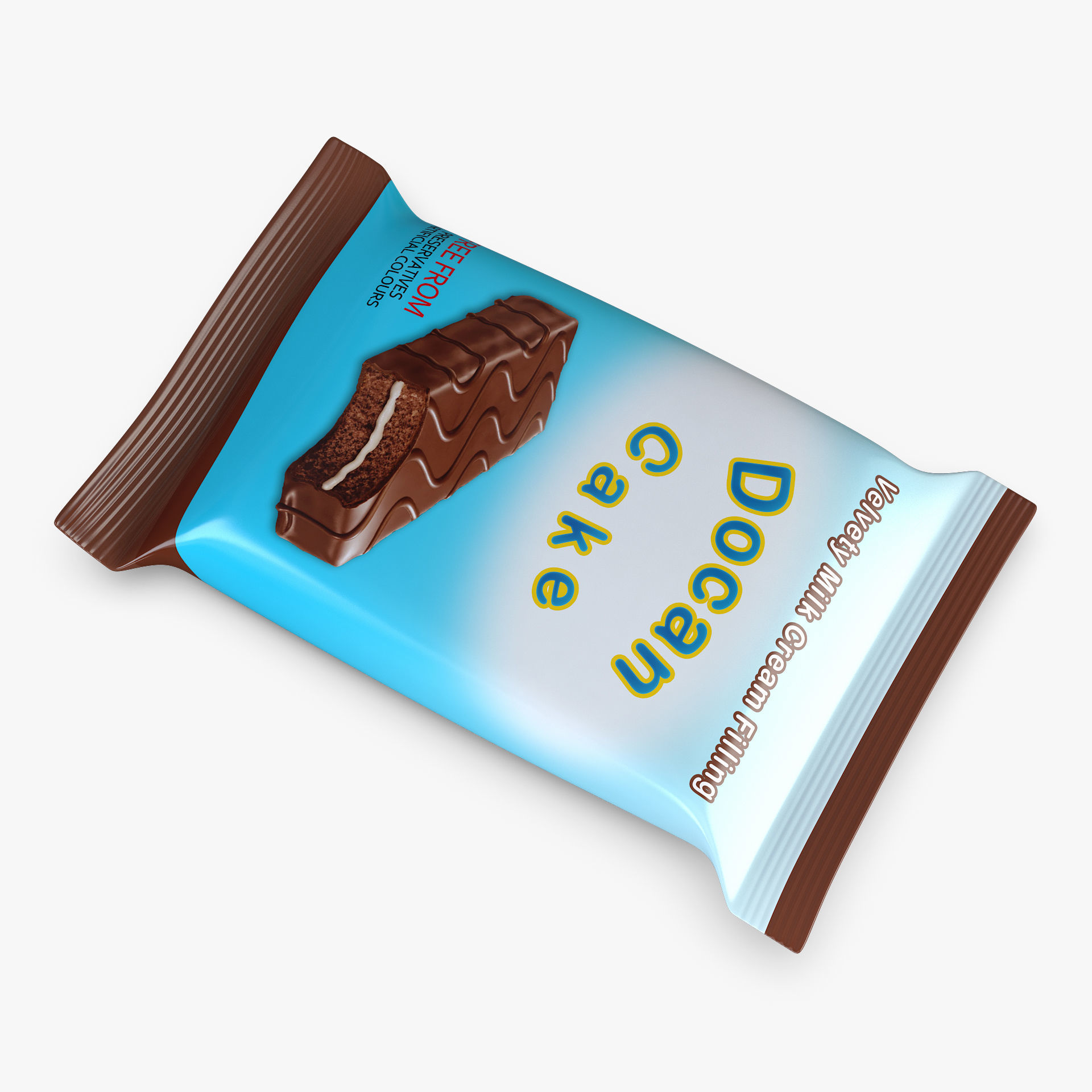 Cake Packaging Docan Simple M 1 3D model_5