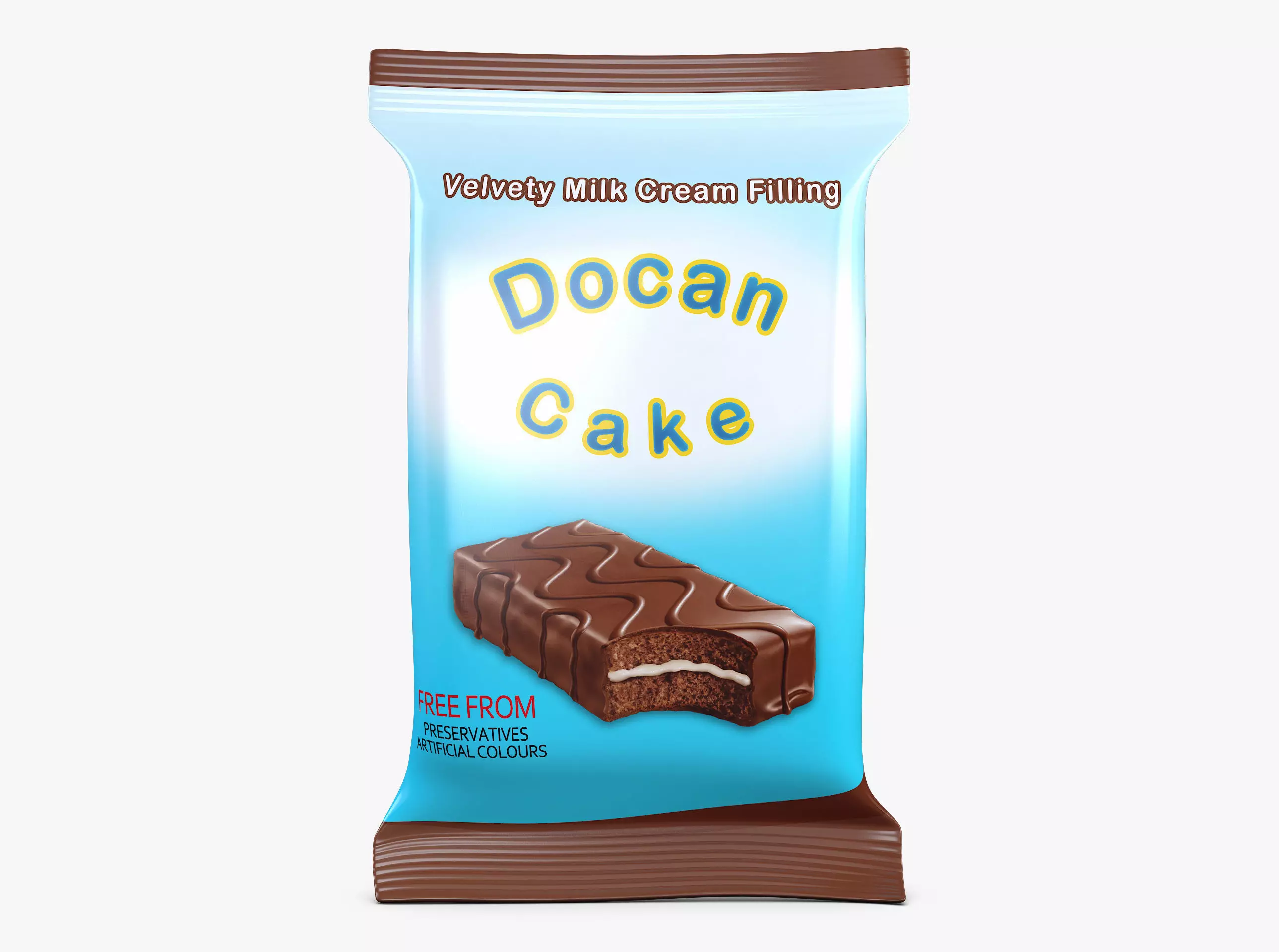Cake Packaging Docan Simple M 1 3D model_0
