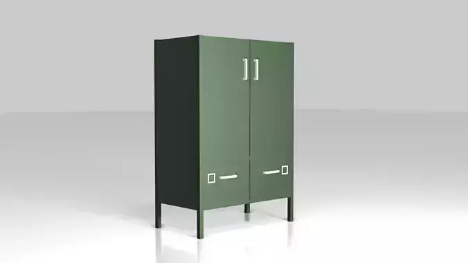 IDASEN Cabinet with doors Free 3D model
