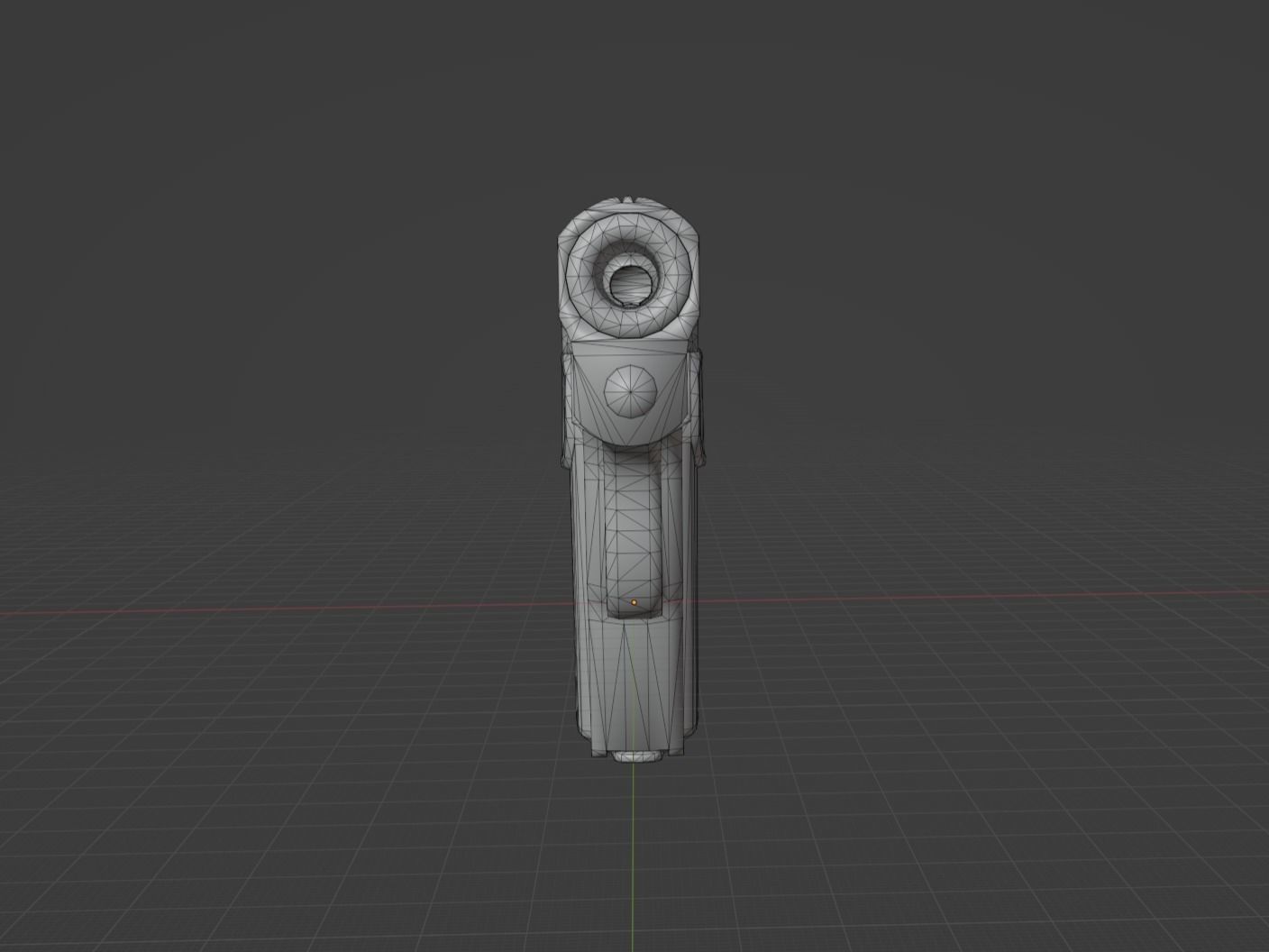 FN Browning 1906 Low-poly 3D model_7