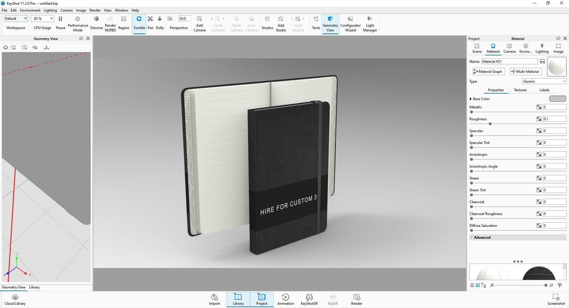 Note Book 3D model_8