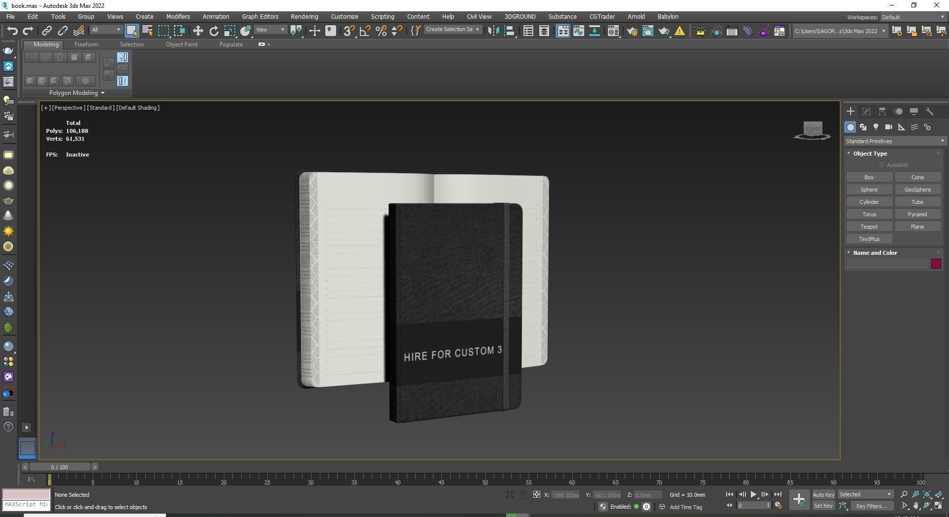Note Book 3D model_9