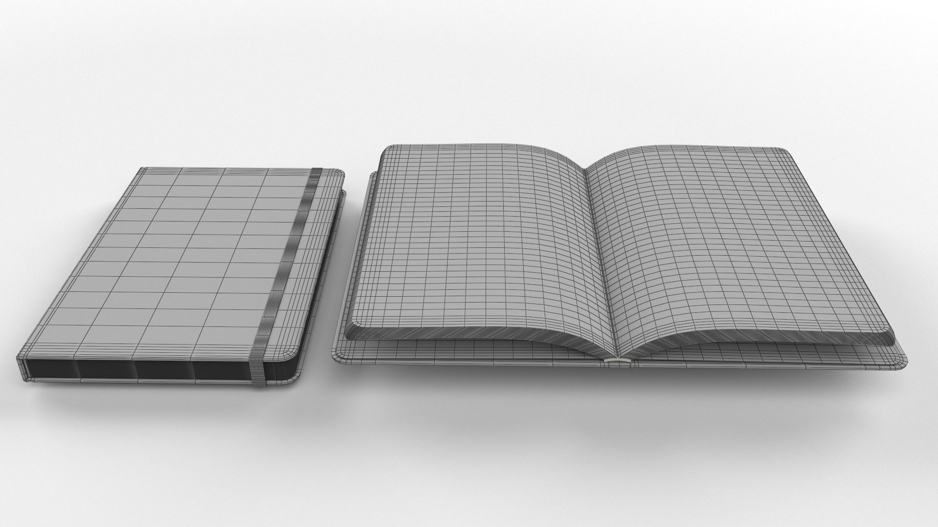 Note Book 3D model_14