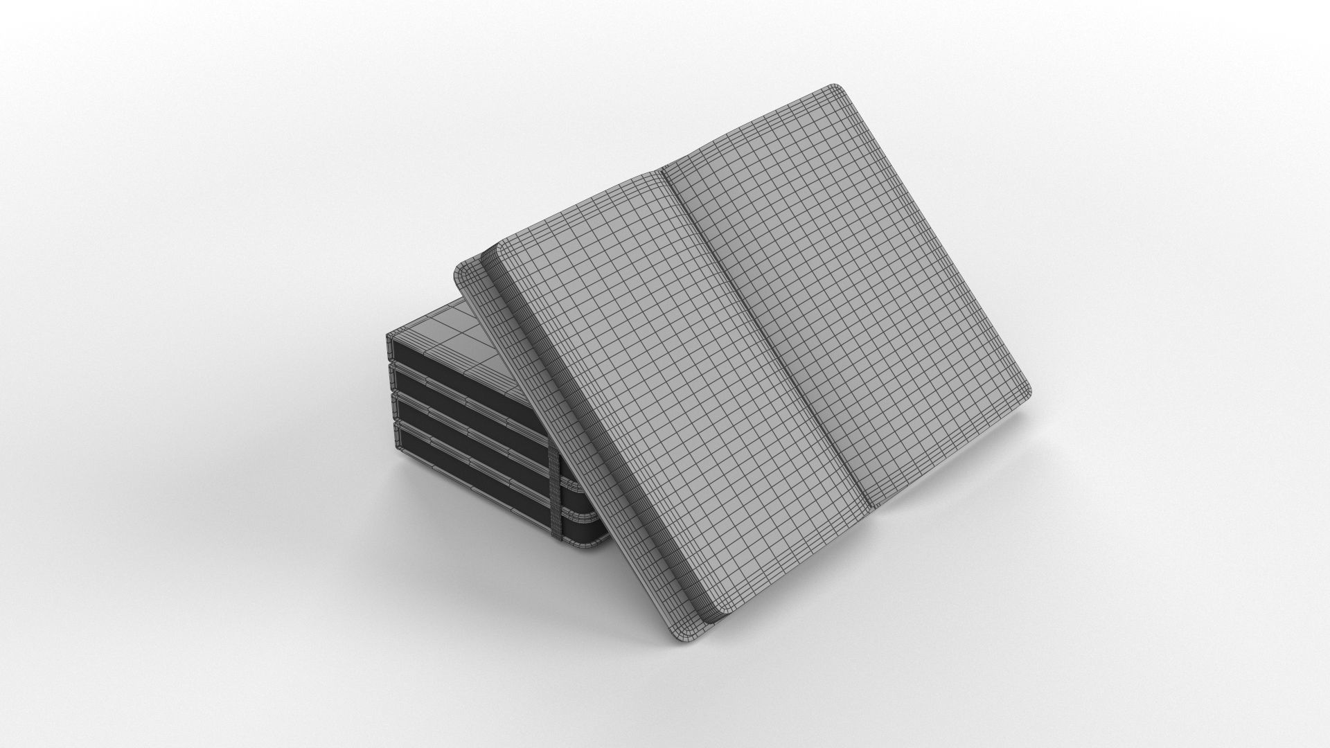 Note Book 3D model_11