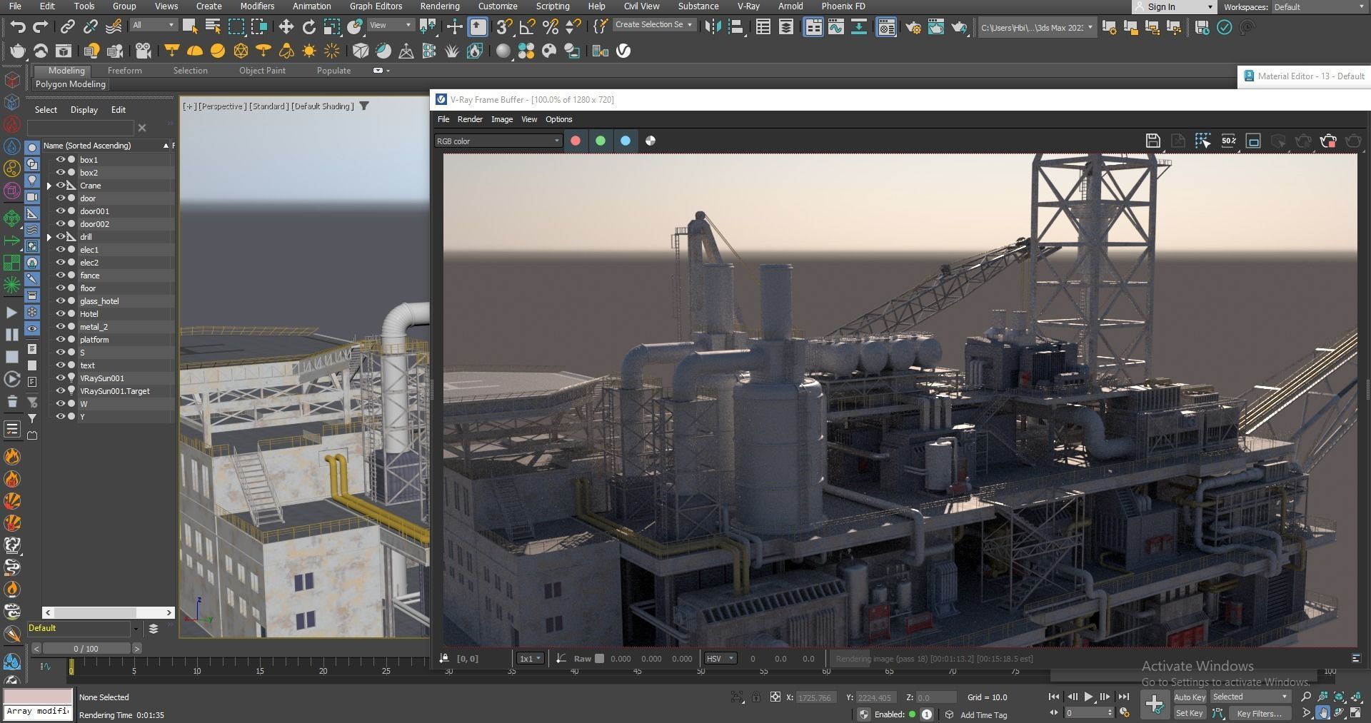 oil platform 3D model_20