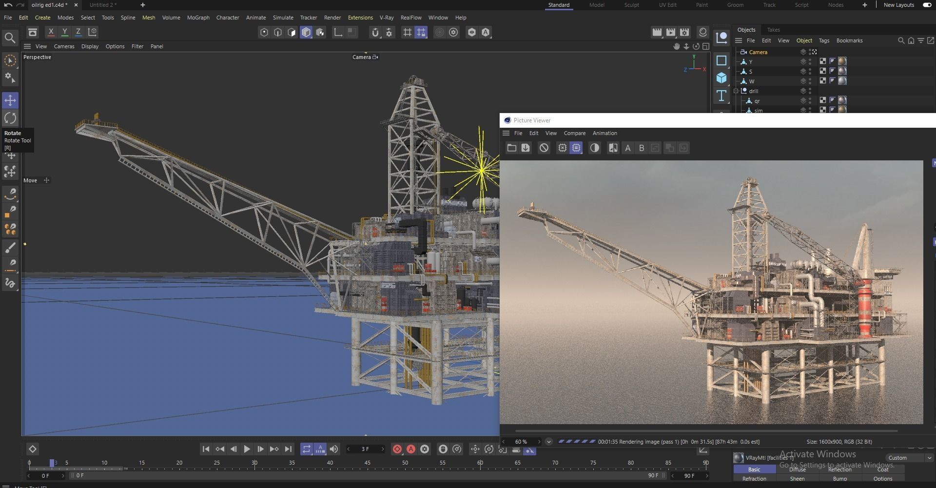 oil platform 3D model_14
