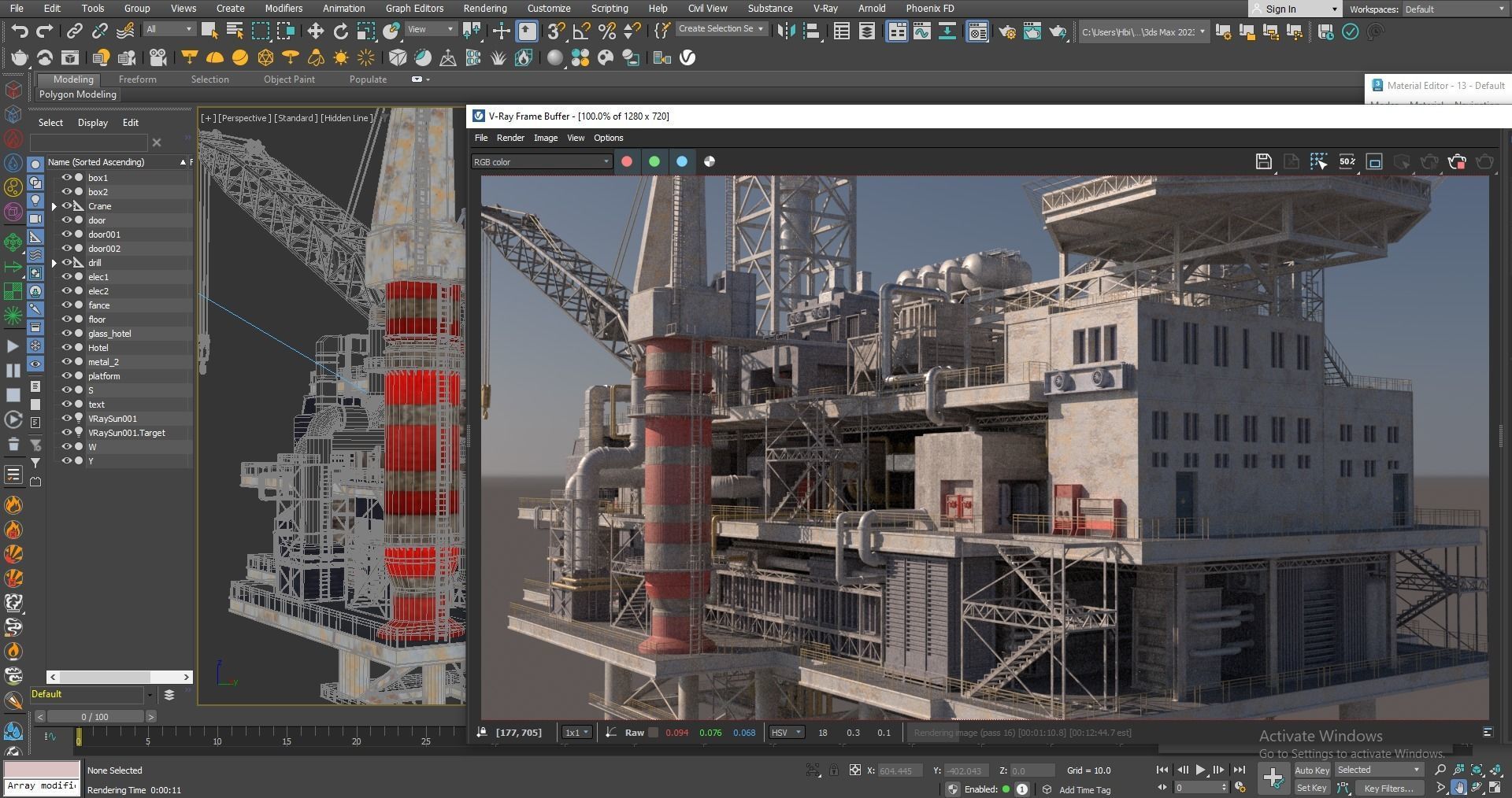 oil platform 3D model_18