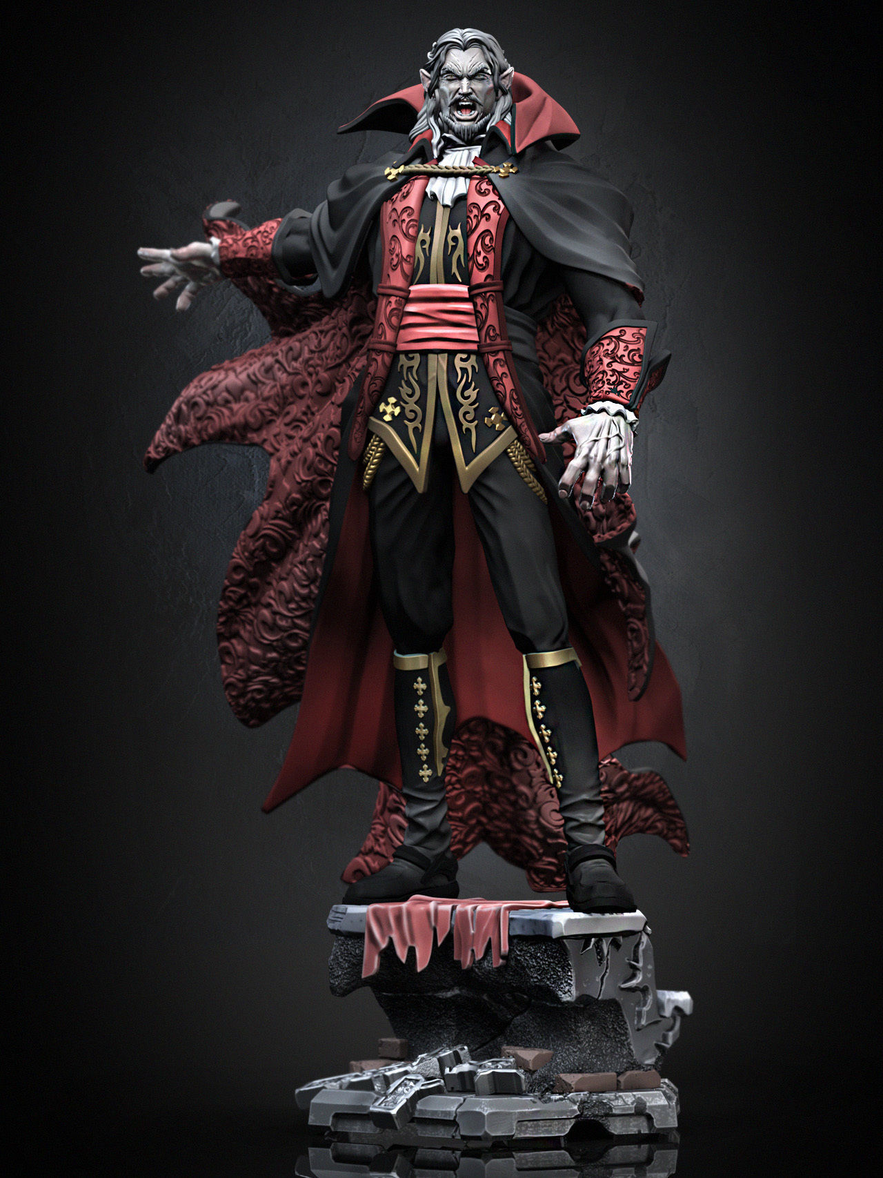 Dracul Symphony of the Night 3D print model_4