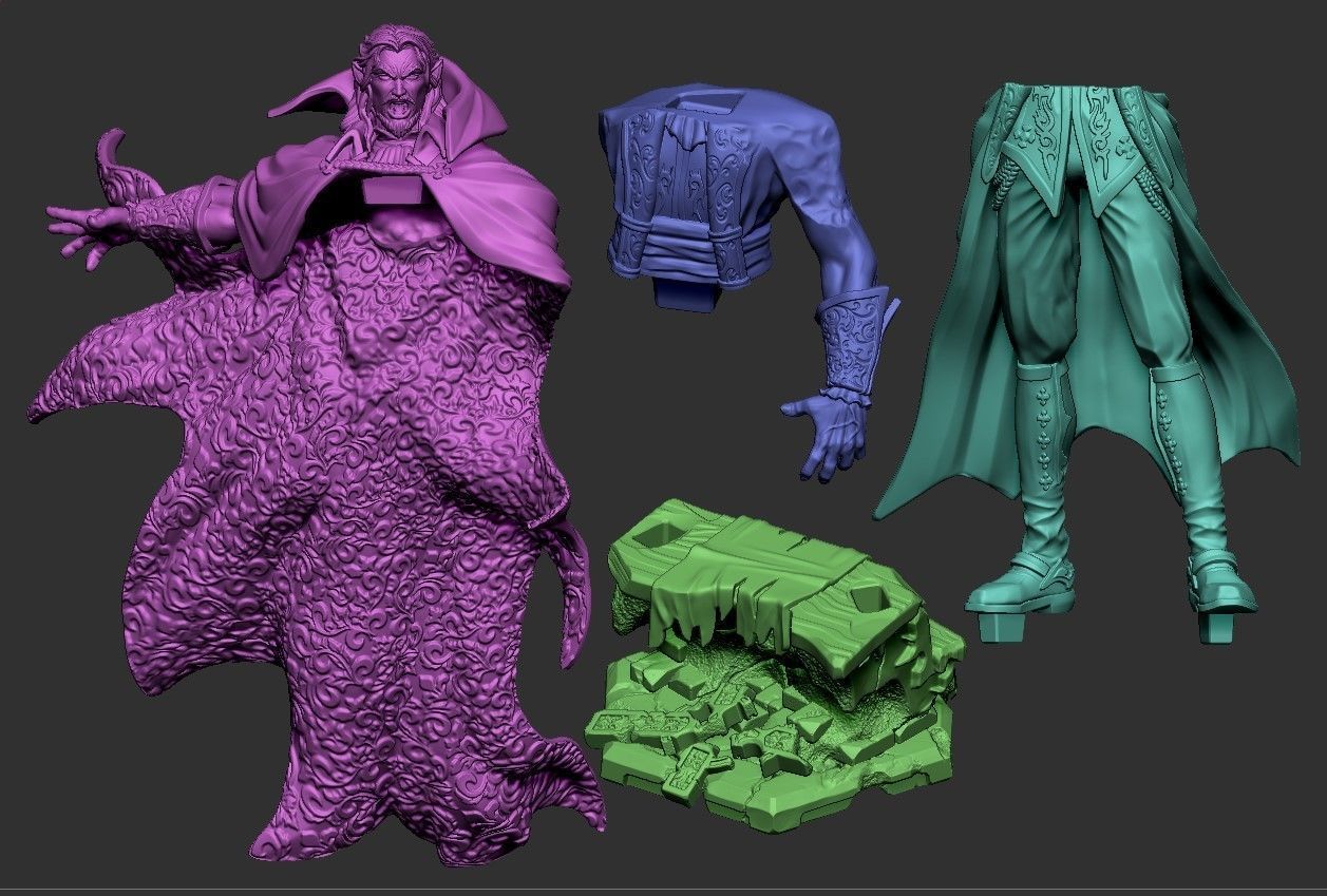 Dracul Symphony of the Night 3D print model_3