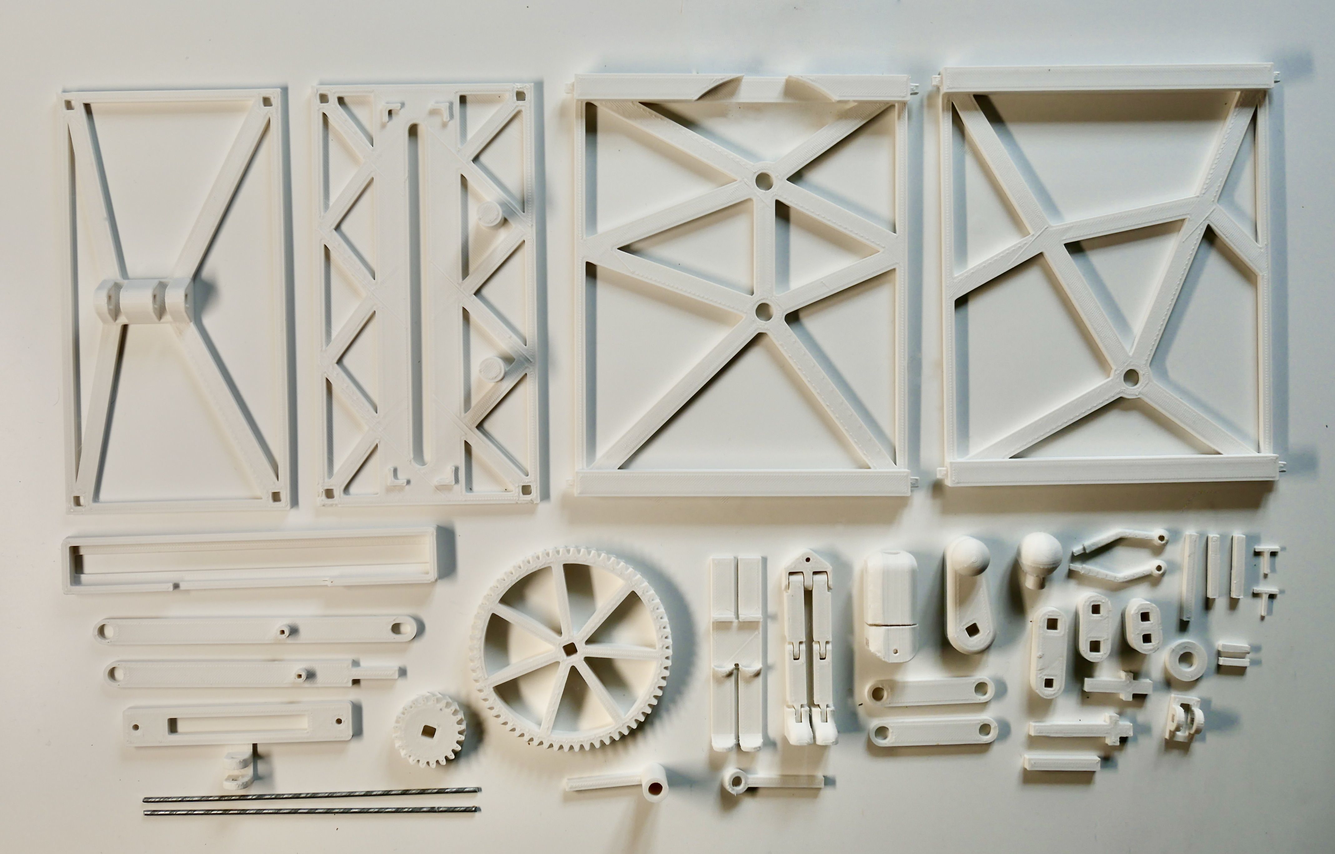 Santa Claus who skis or Automaton that skis 3D print model_9