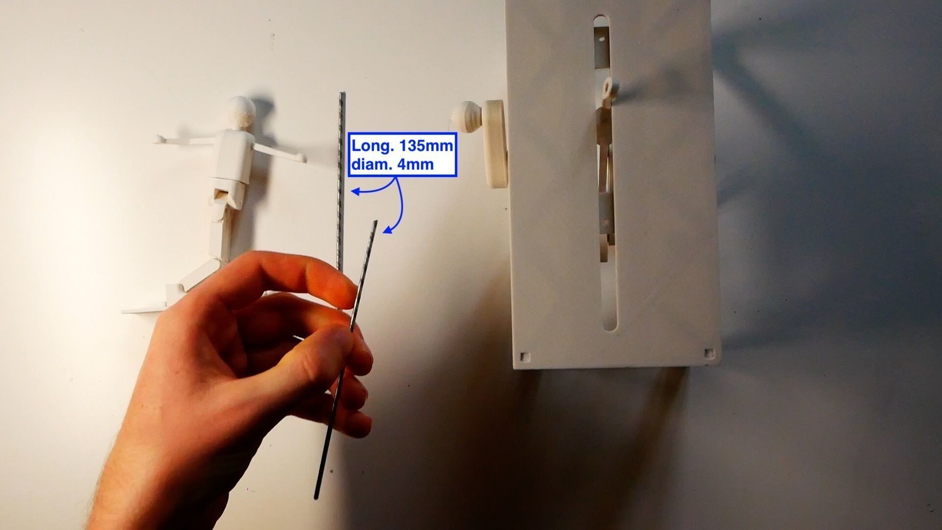 Santa Claus who skis or Automaton that skis 3D print model_10