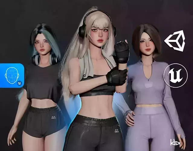 Gym Girls - Game Ready