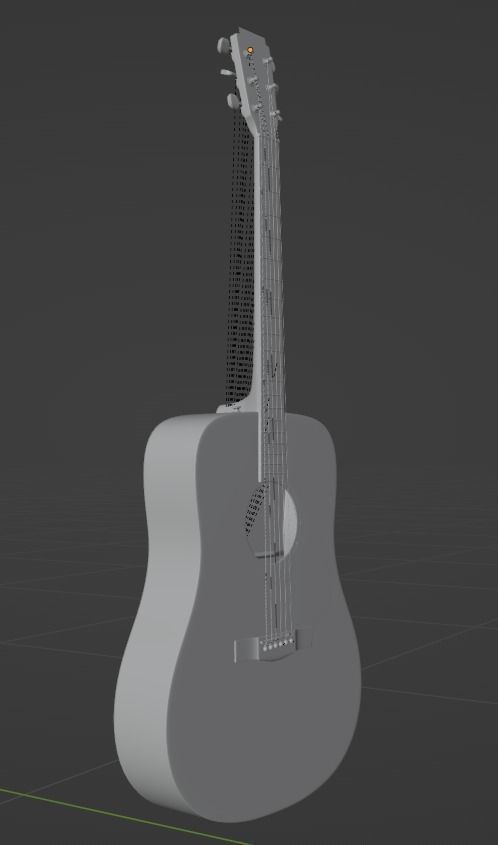 Fender CD-60 high detail 3D model_3