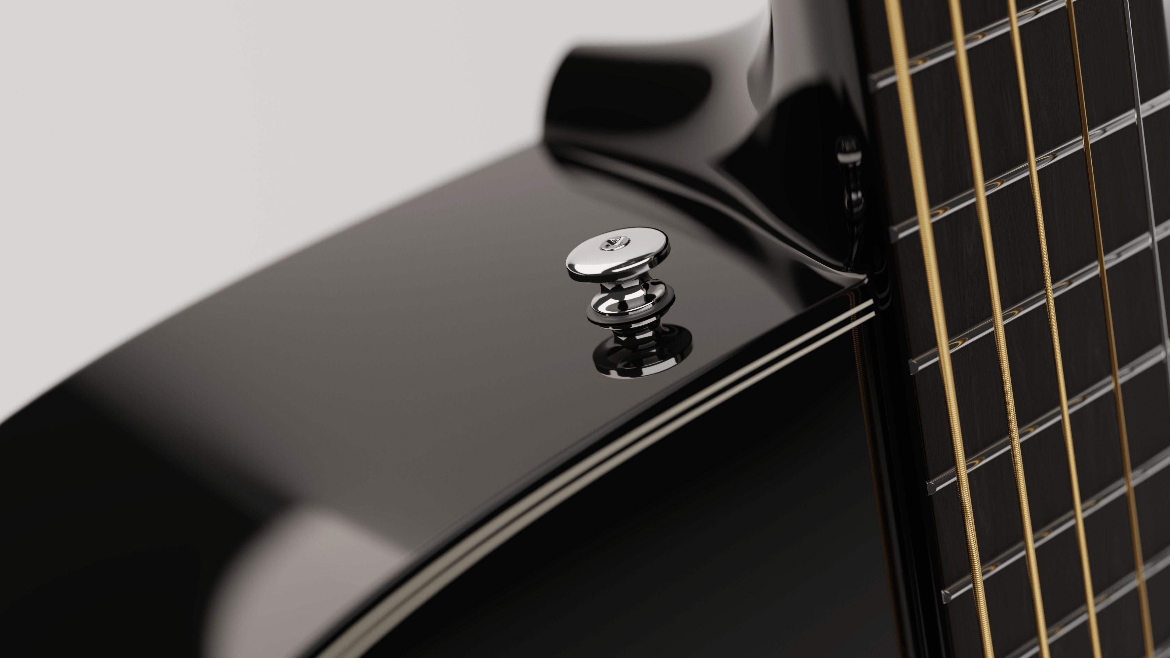 Fender CD-60 high detail 3D model_2