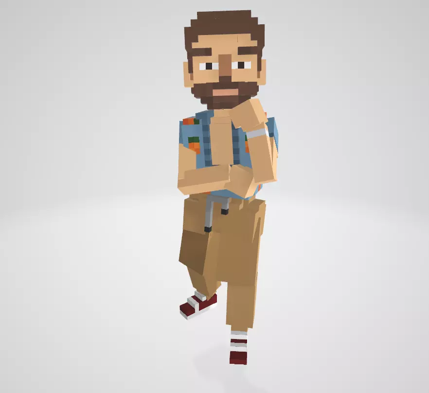 NPC test 3D model_0