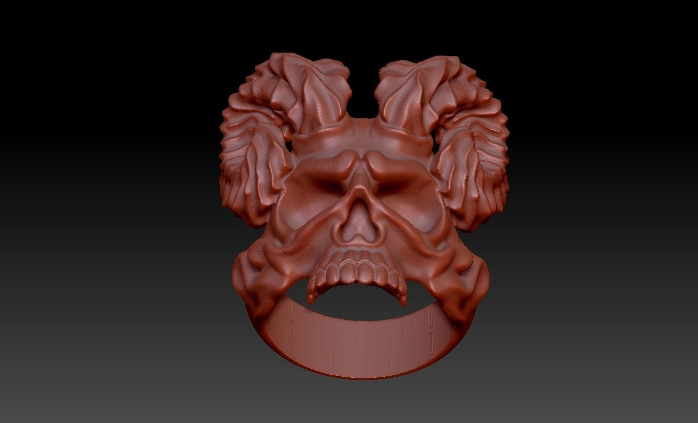 skull 3D print model_6