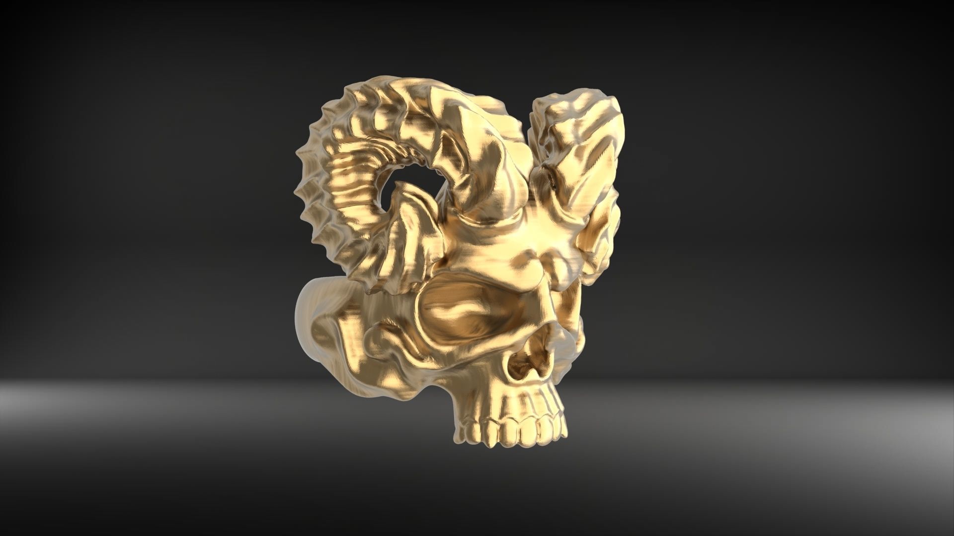 skull 3D print model_8