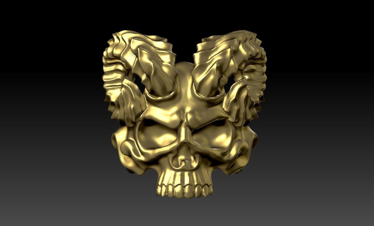 skull 3D print model_5