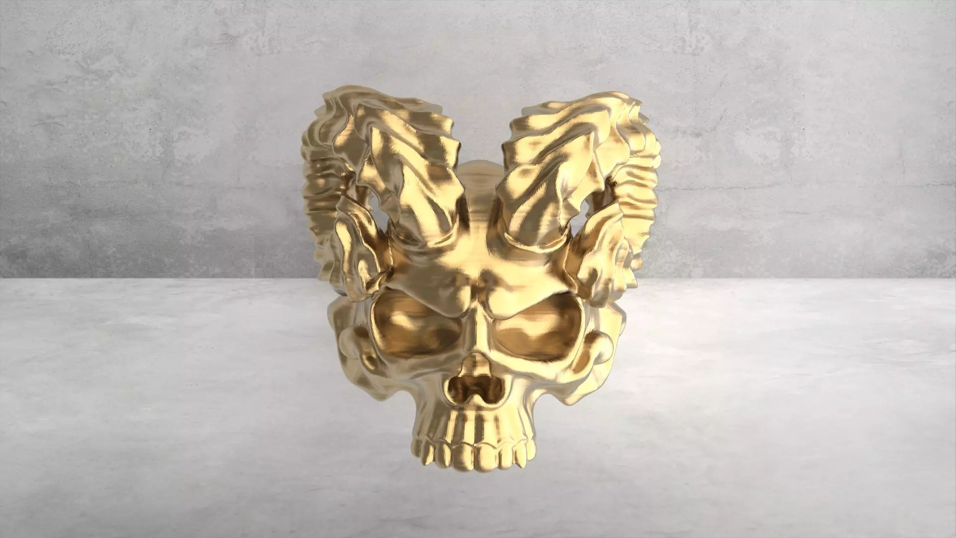 skull 3D print model_0