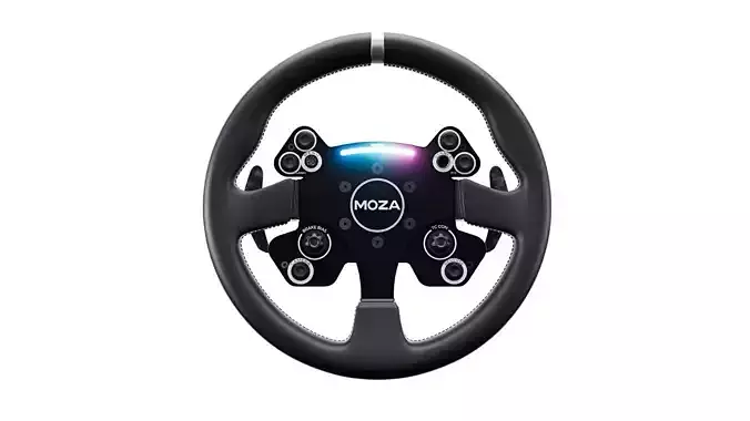 MOZA CS V2 STEERING WHEEL 3D model