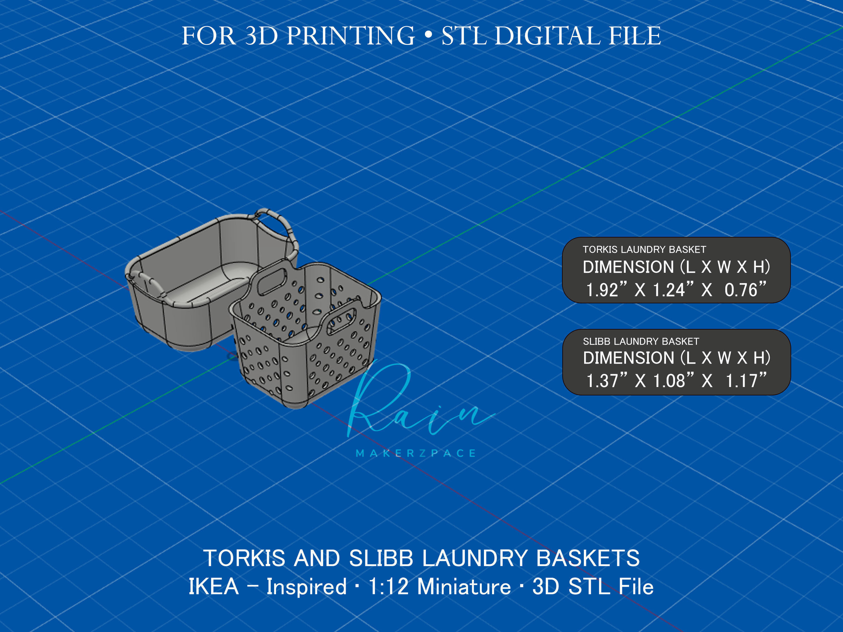 Torkis And Slibb Laundry Baskets 3D print model_3