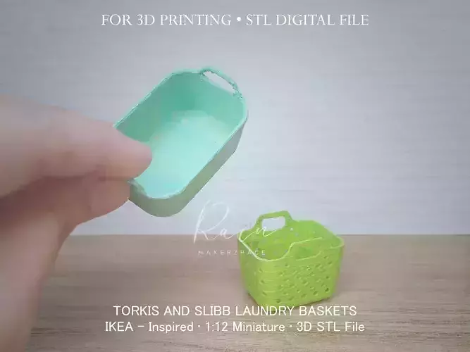 Torkis And Slibb Laundry Baskets 3D print model